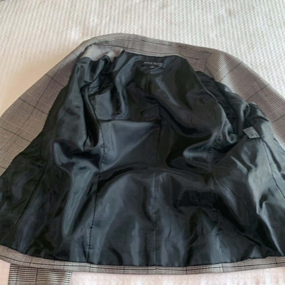 Anne klein vintage tailored plaid blazer size 2 - Picture 7 of 10